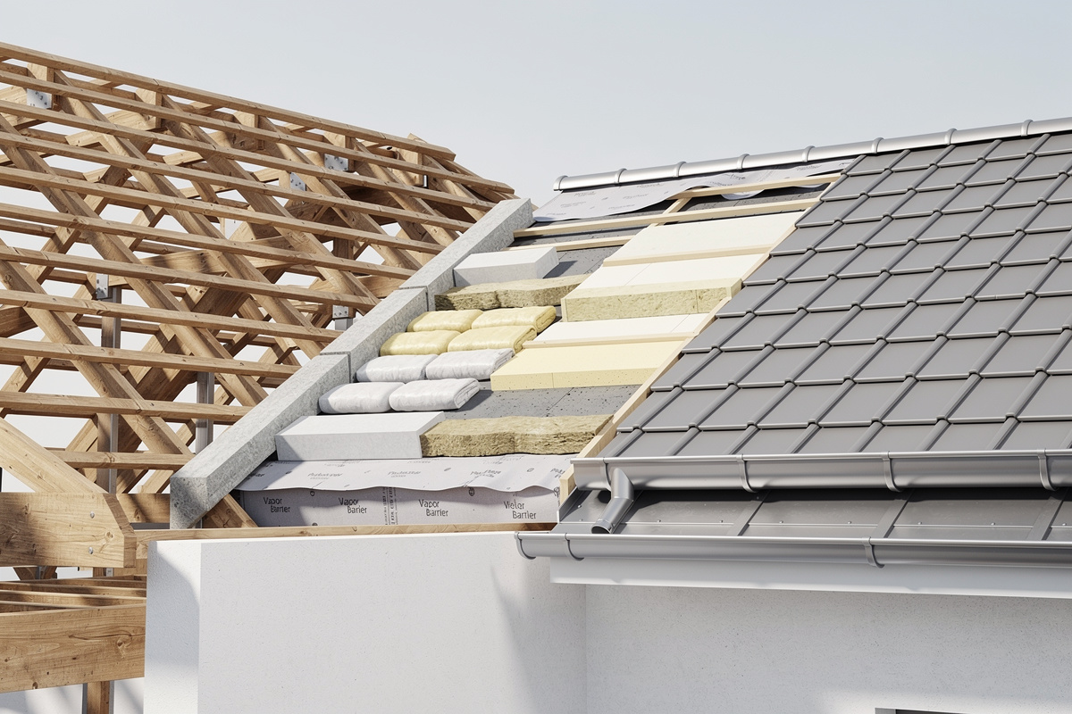 Rénovation toiture et combles amenageables avec comparaison visuelle de solutions d’isolation