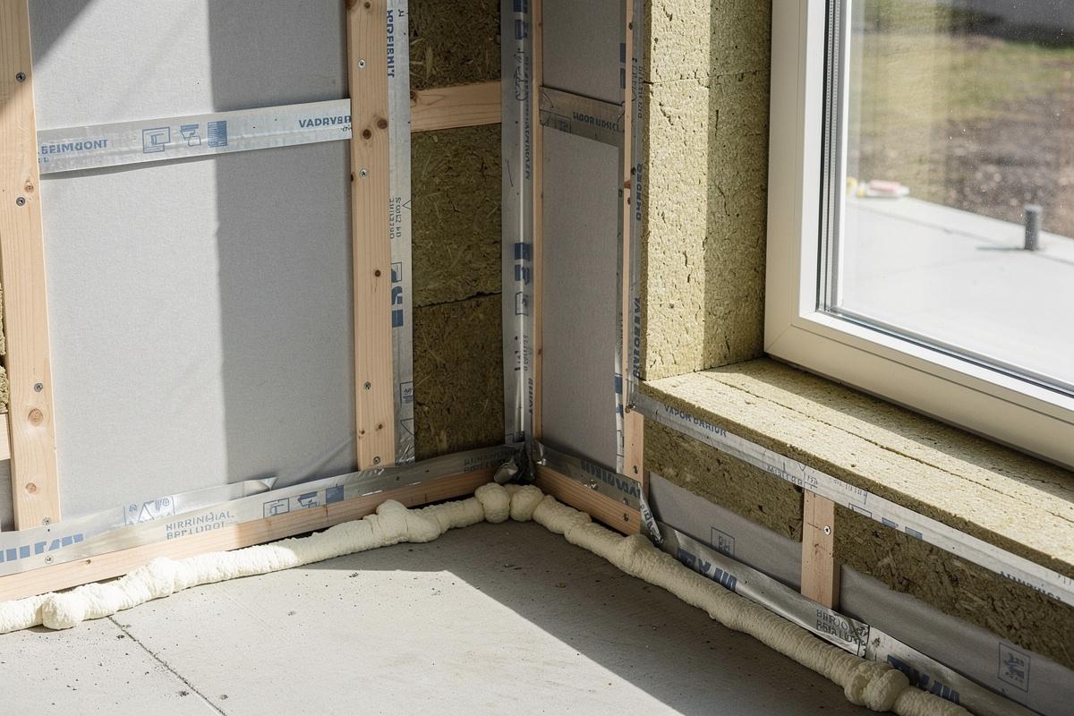 Traitement des ponts thermiques en isolation murs interieur au niveau des jonctions