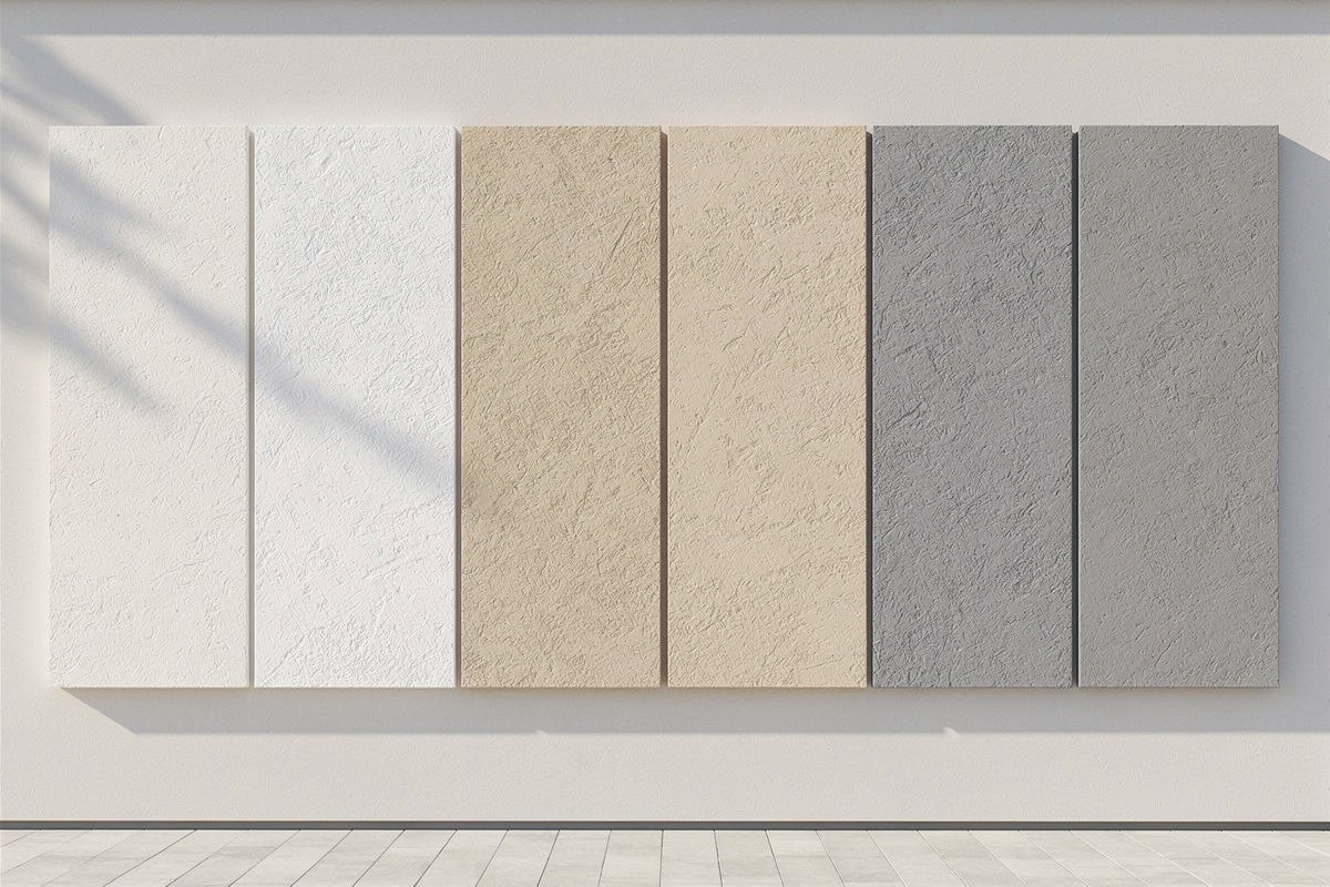 tests de couleurs et de finitions pour une simulation ravalement de façade