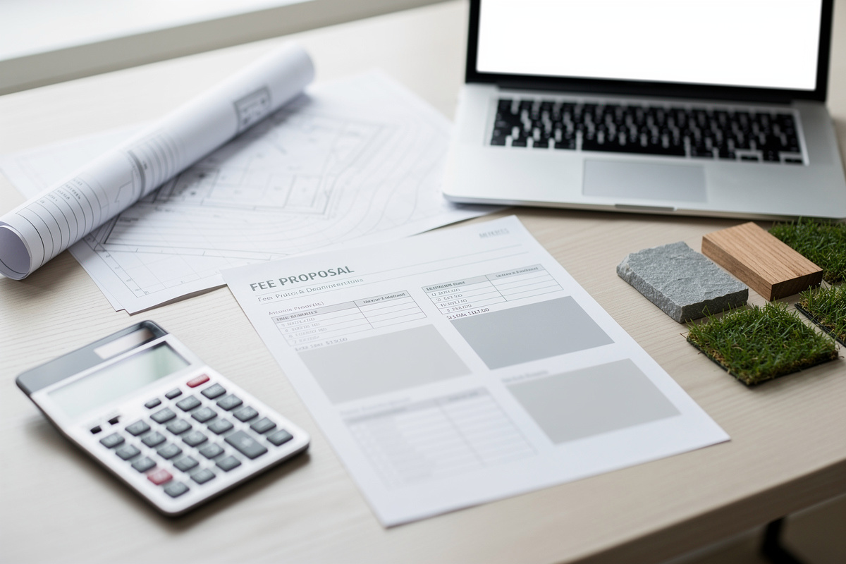 Tarifs d’architecte paysagiste avec devis, calculatrice et plans