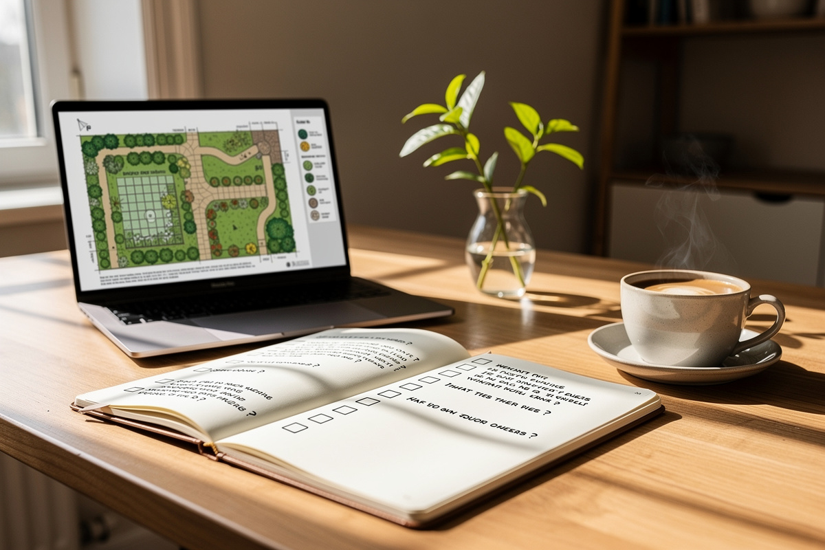 FAQ sur la différence paysagiste architecte paysagiste consultée par un particulier avant son projet extérieur