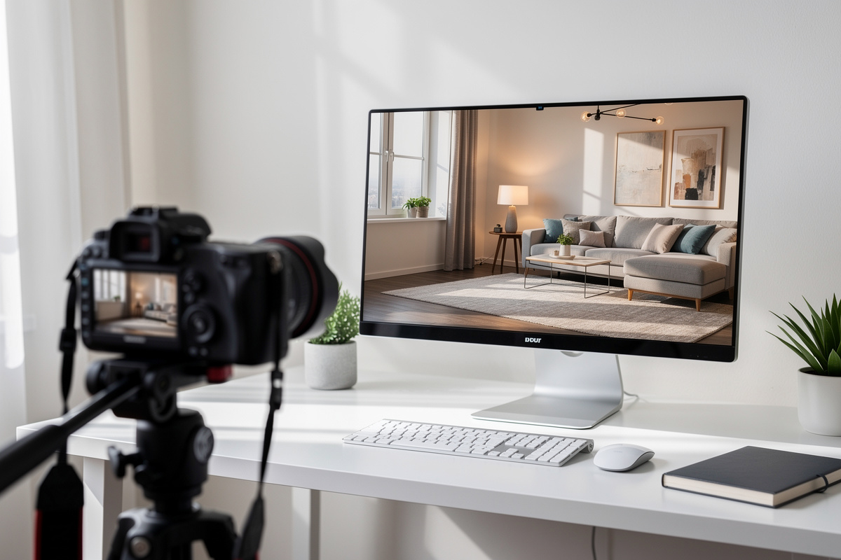 Comparaison entre home staging IA, mise en scène virtuelle et retouche photo immobilière