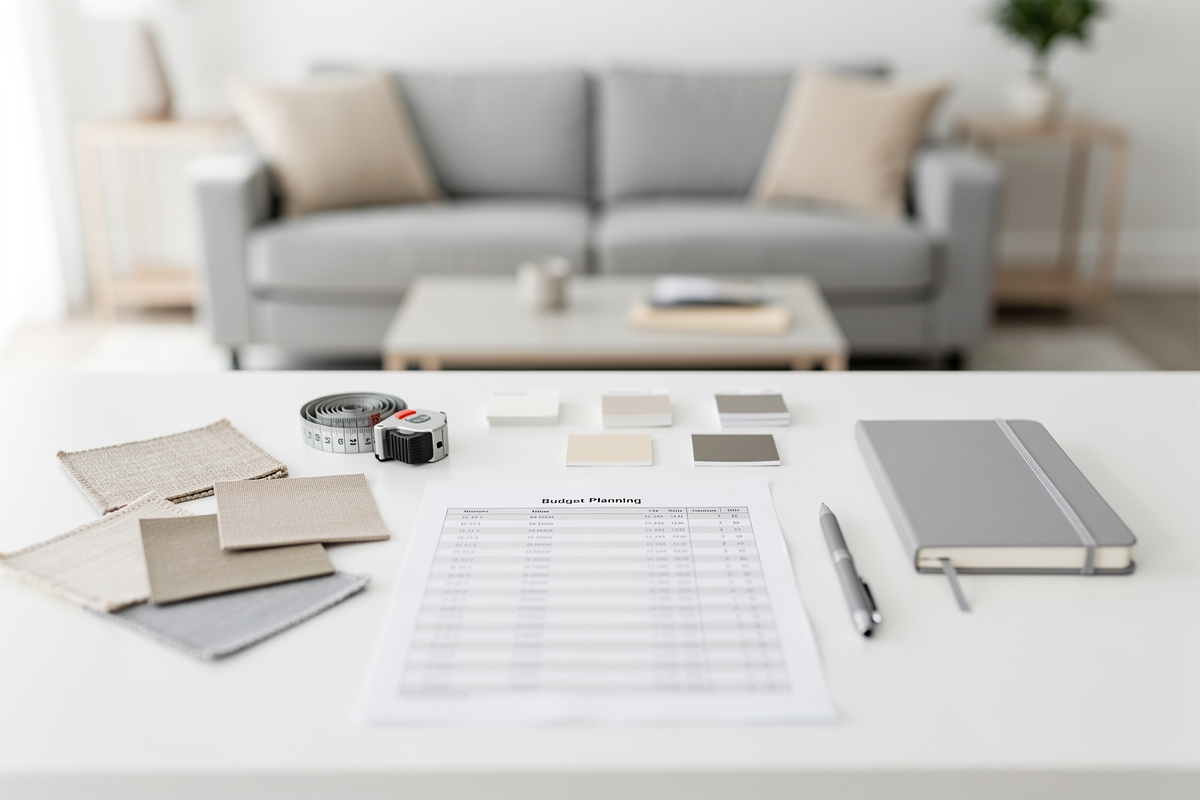 Devis et budget de home staging pas cher présentés dans un cadre immobilier professionnel