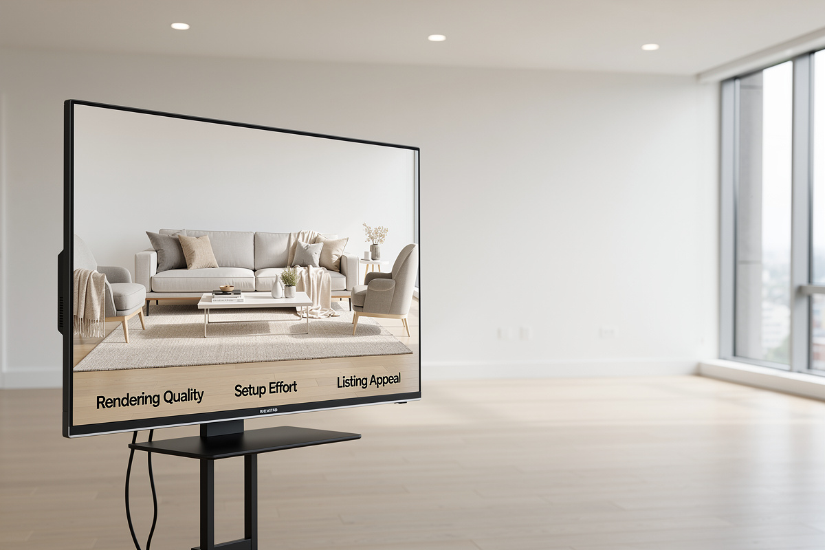 Comparaison du home staging virtuel et physique pour une annonce immobilière