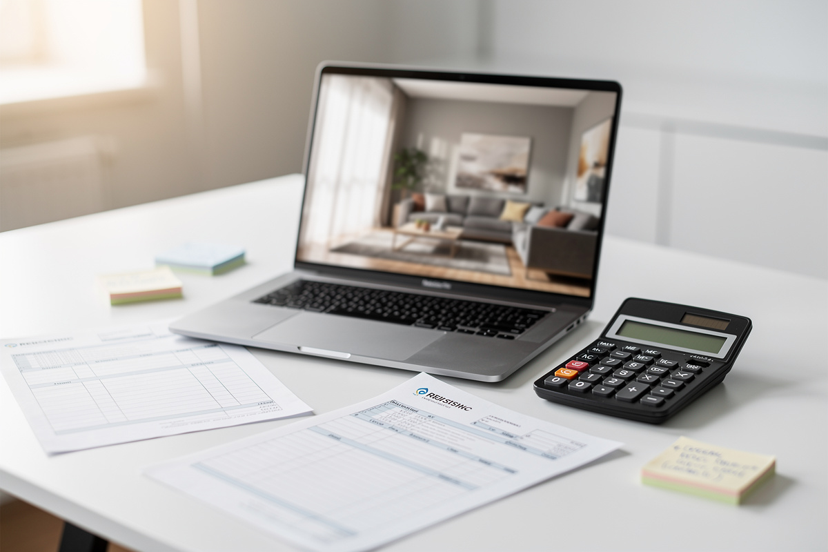 Coûts cachés du home staging virtuel sur un bureau de travail