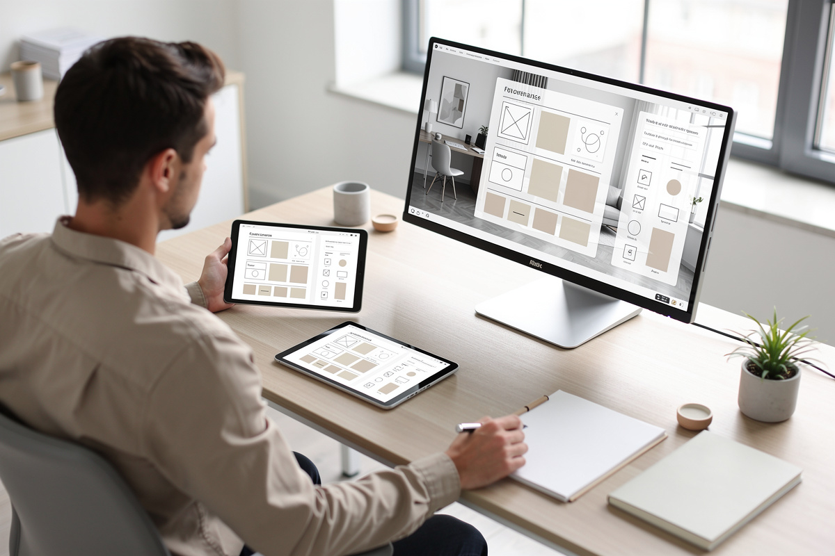 Checklist de contrôle visuel pour IA décoration intérieure sur rendu de décoration.