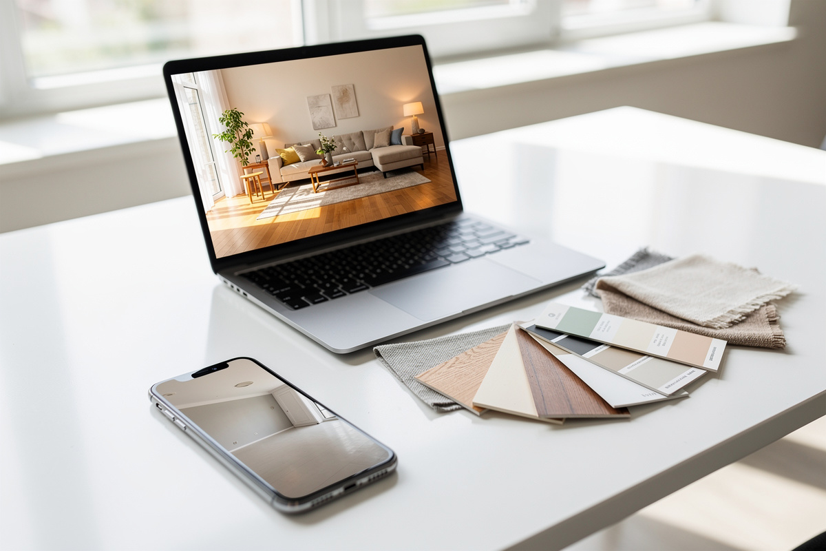 Workflow rapide avec logiciel home staging gratuit pour obtenir un rendu vendeur