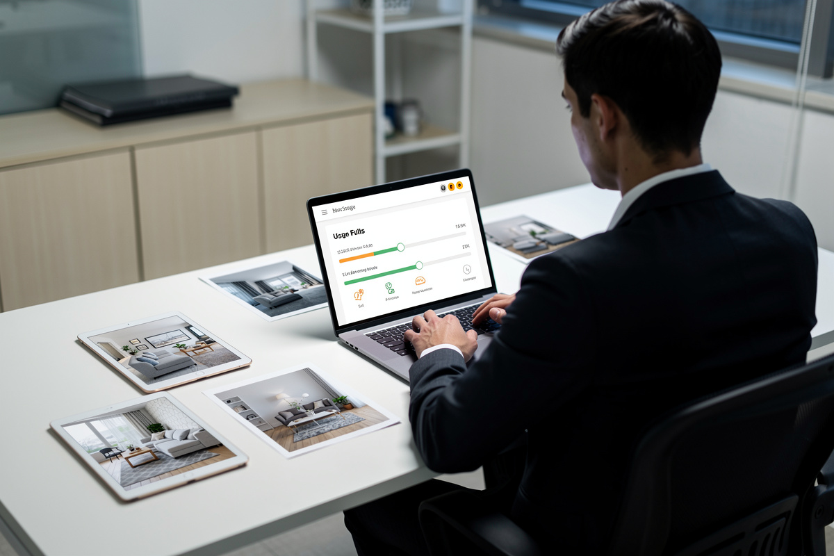 Limites d’un logiciel home staging gratuit avec quota d’images et usage immobilier restreint