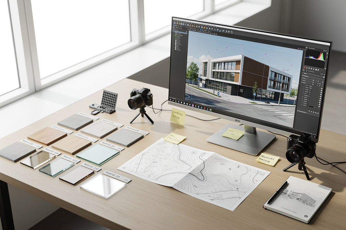 Workflow d’insertion 3D de la prise de vue à la livraison