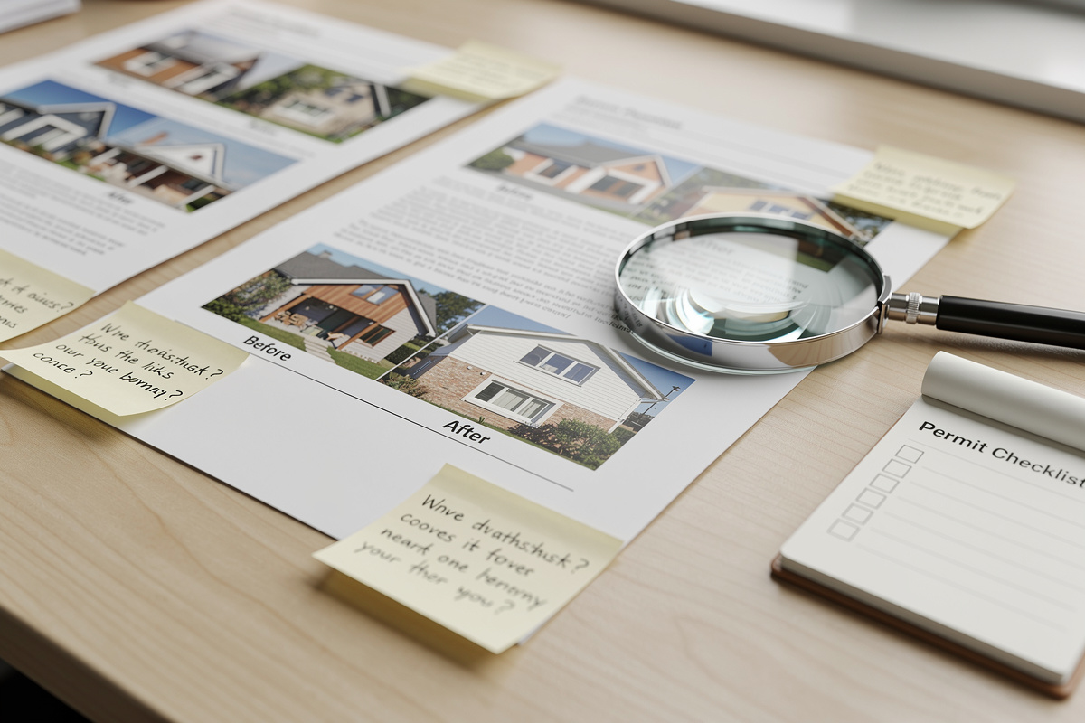 Dossier de permis de construire avec insertion graphique : questions fréquentes sur les pièces graphiques réglementaires