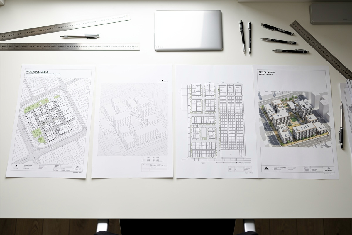 Pieces graphiques obligatoires alignées et prêtes pour un dossier conforme