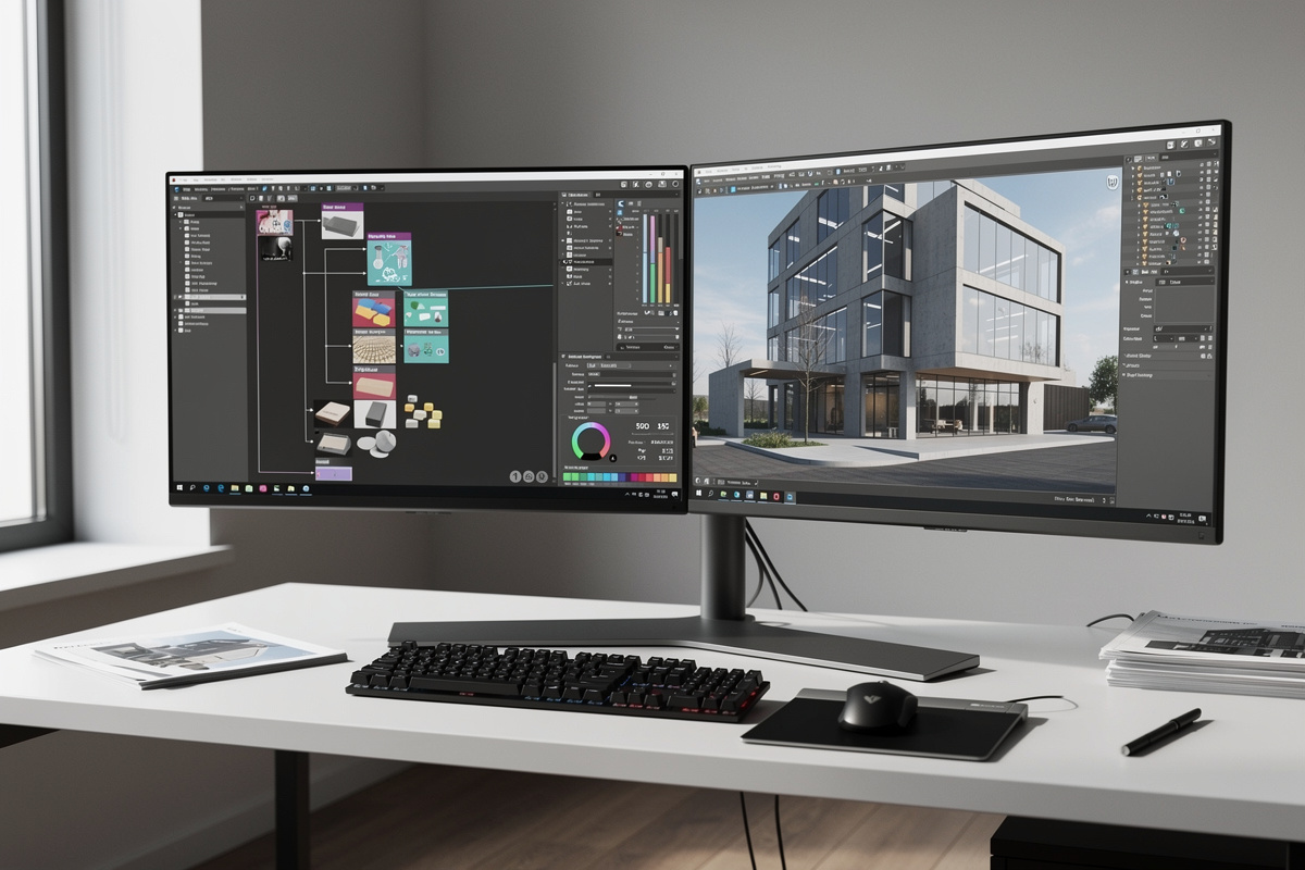 Optimisation des performances d’un rendu 3d architecture sans perdre le réalisme
